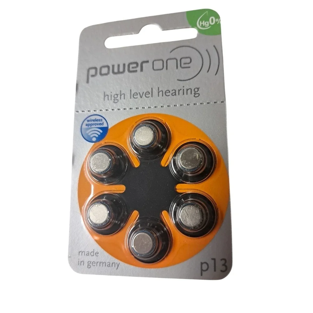 POWER ONE P13 Hearing Aid Batteries New Exp 10/2022 8 packs